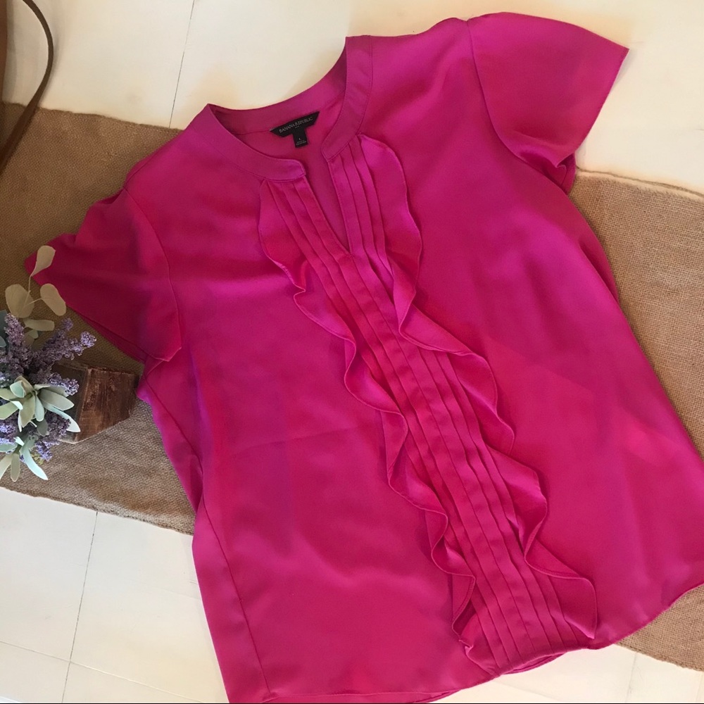Banana Republic Ruffle Blouse